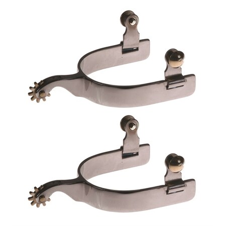 Jacks Imports Stainless Steel Roping Spurs 11020